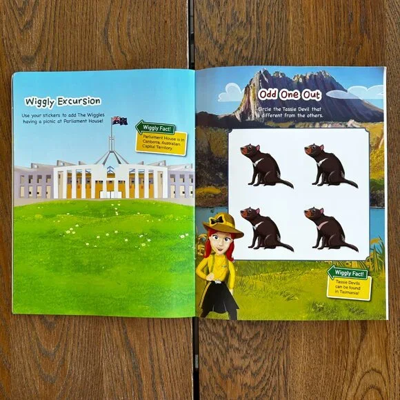 NEW The Wiggles Australia Sticker Activity Book Paperback - Picture 9 of 11